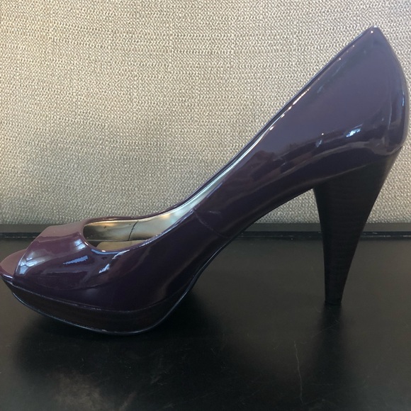Style&Co. purple patent Celine high heels sz 8.5 - Picture 6 of 8